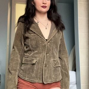 Women's Brown Corduroy Jacket